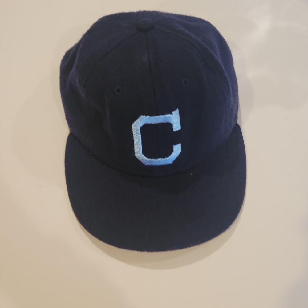 Ebbets Field Flannels Columbia University 1960 Authentic Wool Ballcap Hat one sz